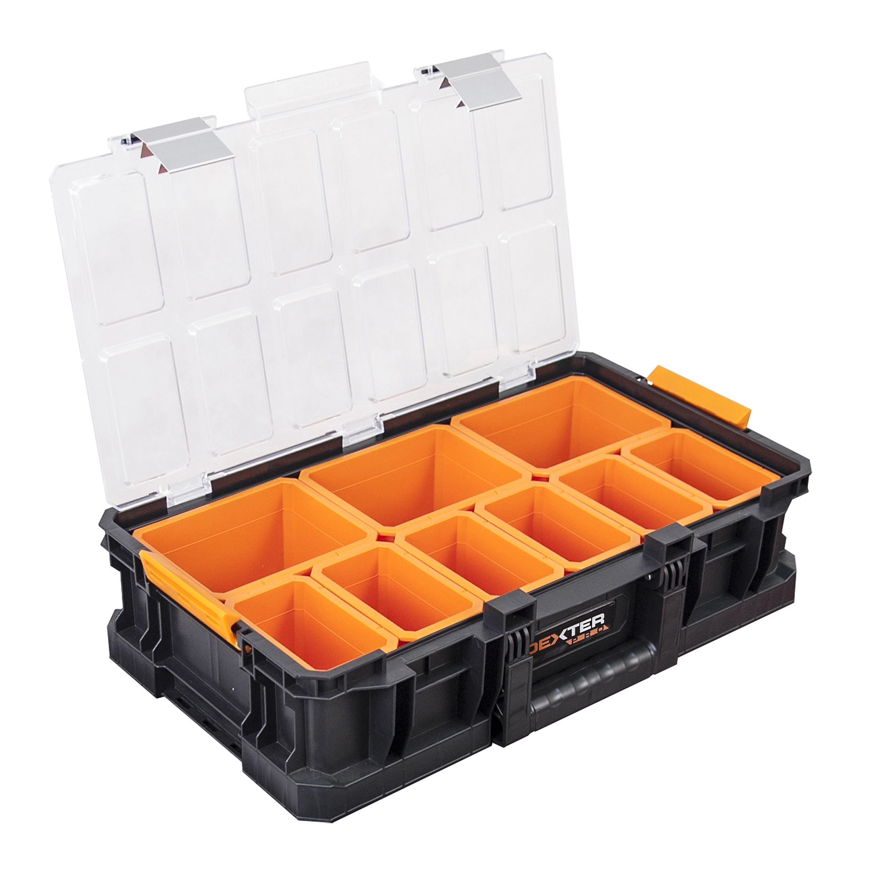 Organizador Modular de Ferramentas Dexter Pro 30,7x52,6x12,5cm 14,7L em Plástico