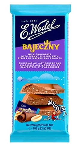 Chocolate Bajeczny Com Recheio De Chocolate Ao Leite E.wedel 100g