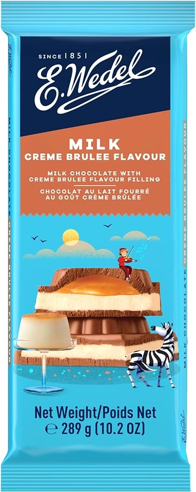Milk Chocolate With Creme Brulee Flavor