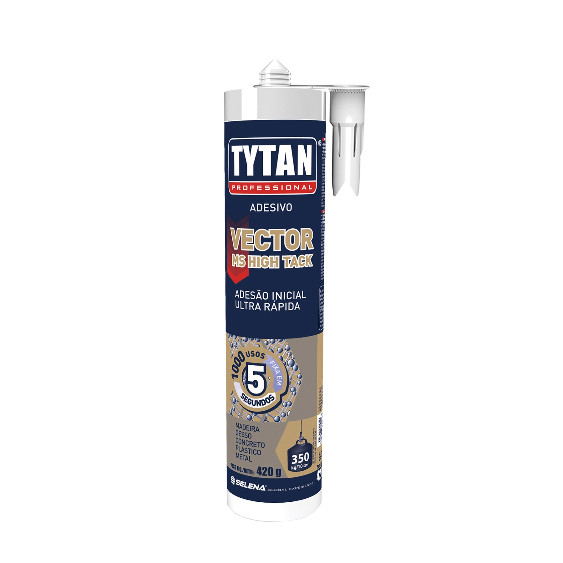 Adesivo Selante Tytan MS Vector 420gr branco High Tack 350kgf/m²