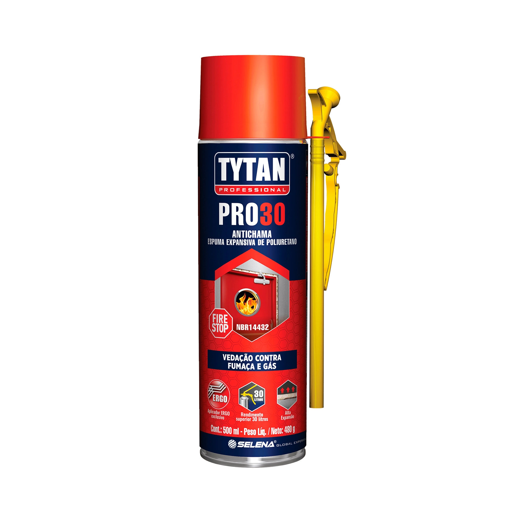 Espuma Expansiva Pro 30 Antichama 480g Tytan
