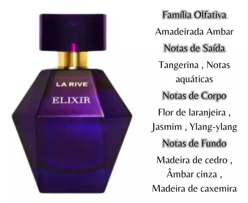 Perfume Feminino Elixir Edp La Rive 100ml
