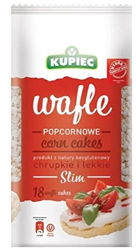 Biscoito De Pipoca De Milho Kupiec Slim Pacote 84g 18 Unidades