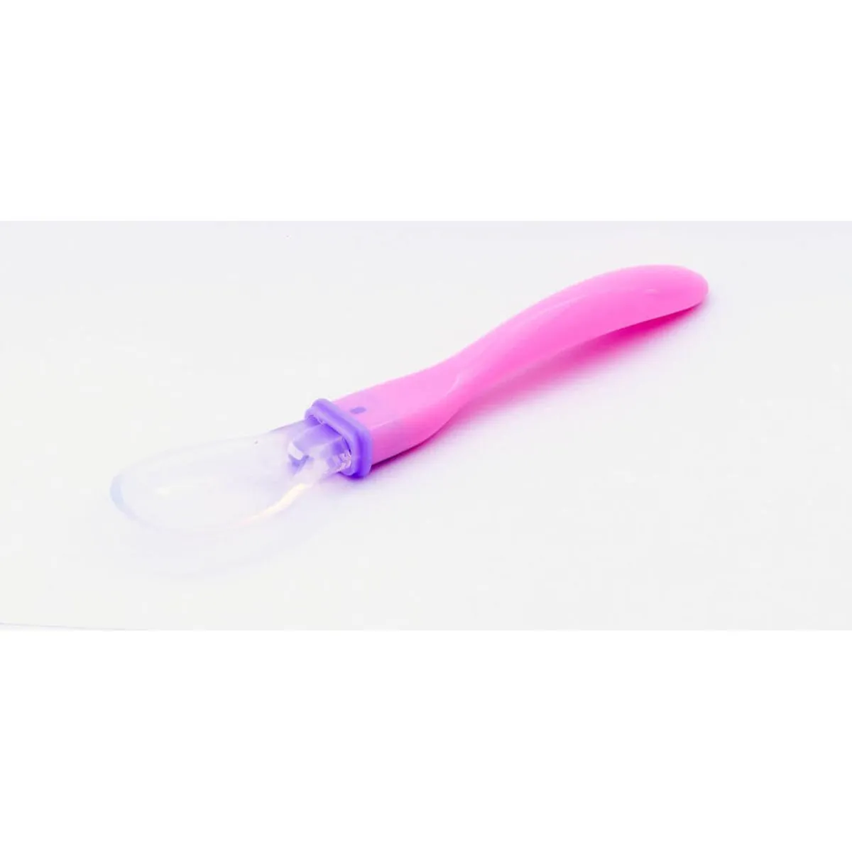 Colher Soft Spoon 8m+ Ergonômica Rosa - Ibimboo