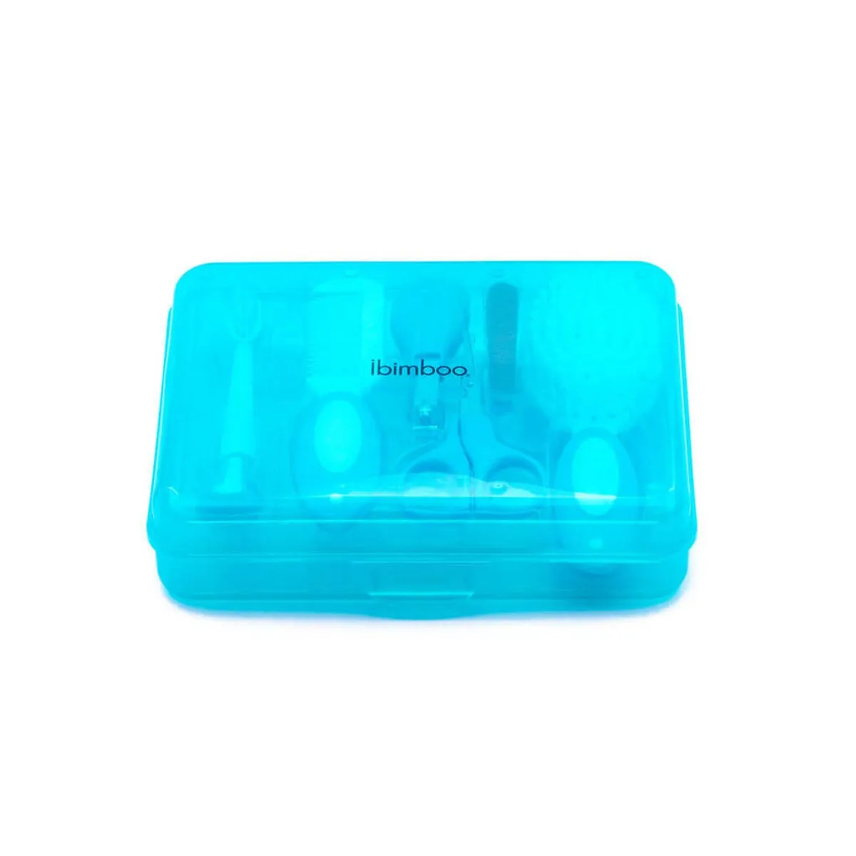 Kit Higiene Azul (Tesoura, Cortador E Lixa De Unha, Escova E Pente E Escova Dental) - Ibimboo