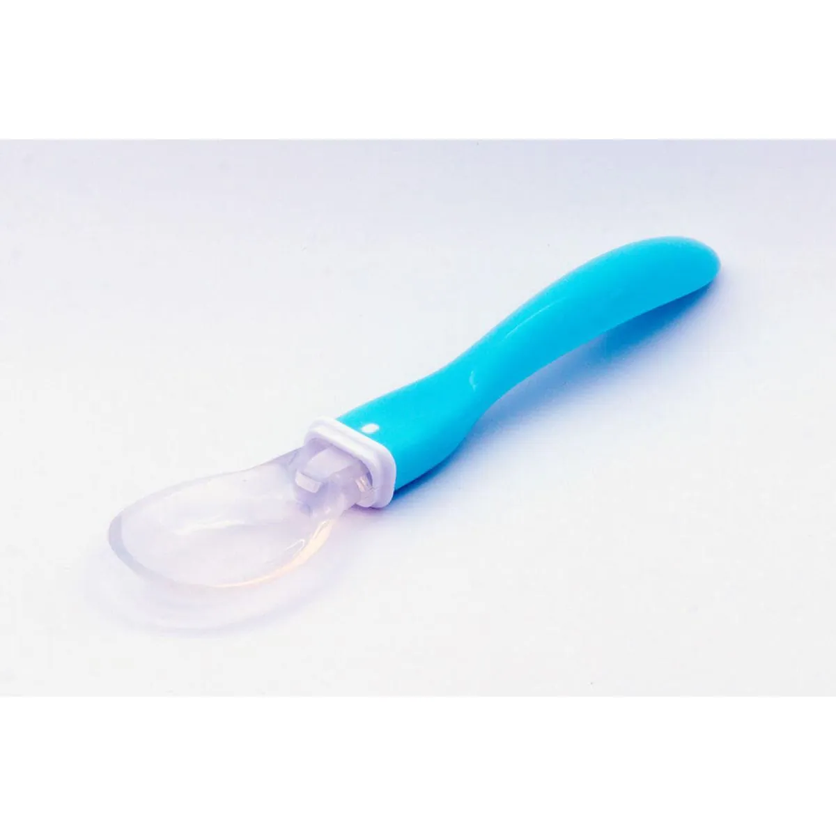 Colher Soft Spoon 8m+ Ergonômica Azul - Ibimboo