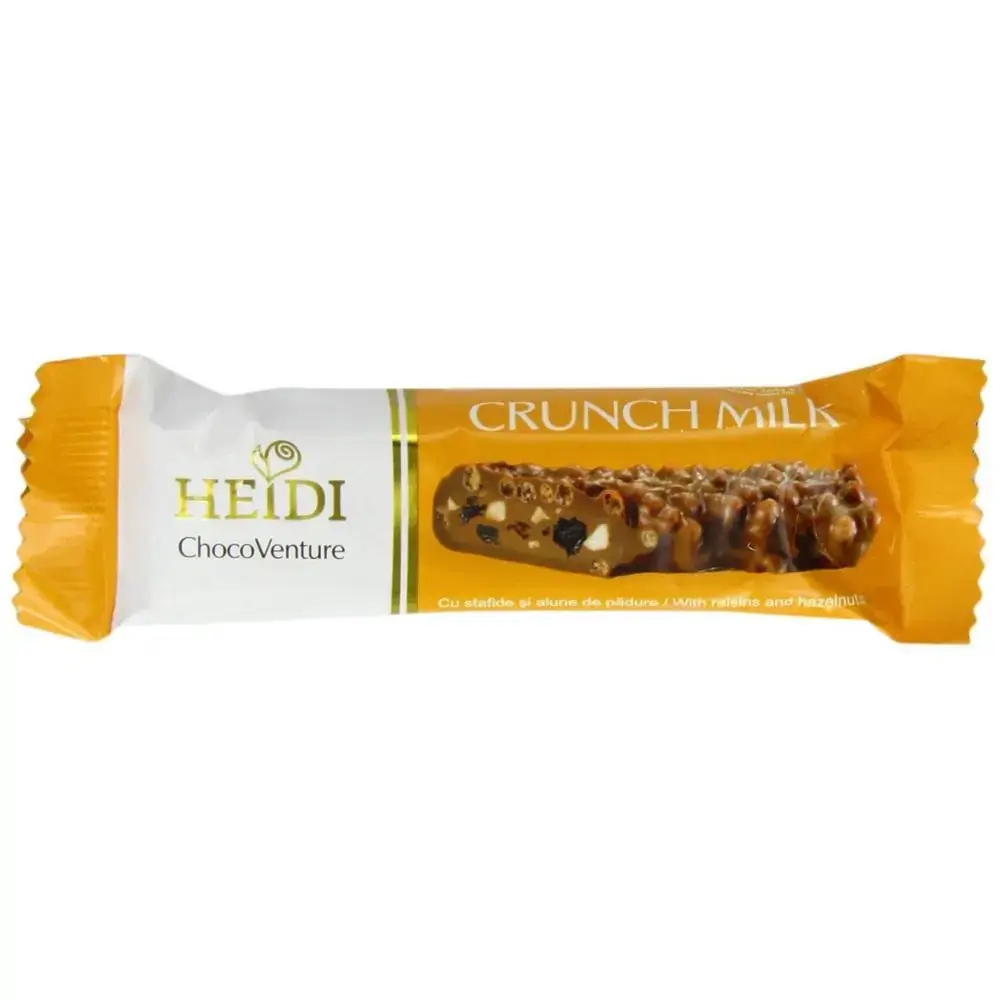 Barrinha Crunch Choc.ao Leite Avela E Floc. Arroz 32g Heidi Geral Loja