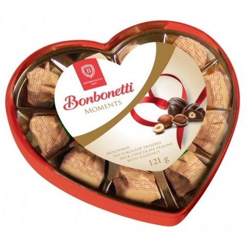 Bonbonetti Bombons Moments Com Avelãs Em Coração