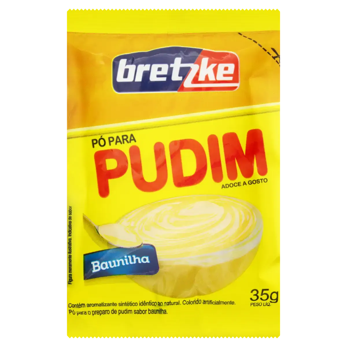 Cesta Calvo Pudim Po Baunilha Bretzke Pc 35g