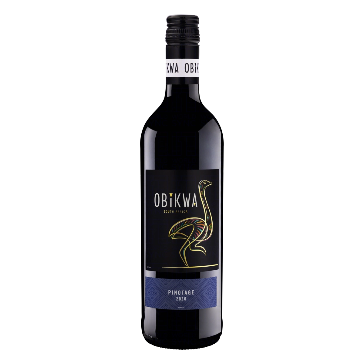 Vinho Sul Africano Tinto Meio Seco Obikwa Pinotage Stellenbosch Garrafa 750ml