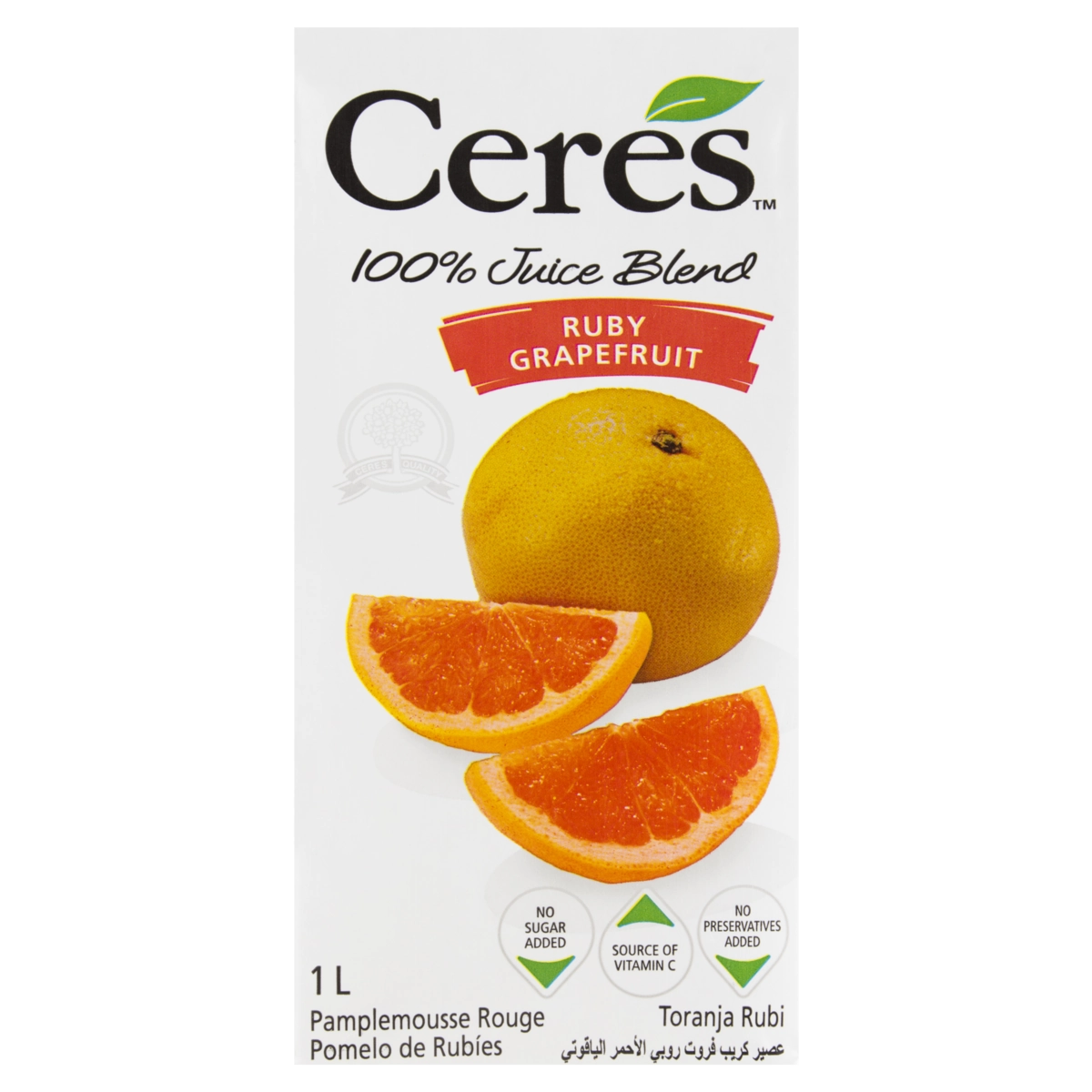 Suco Misto Toranja, Maçã E Uva Ceres Caixa 1l