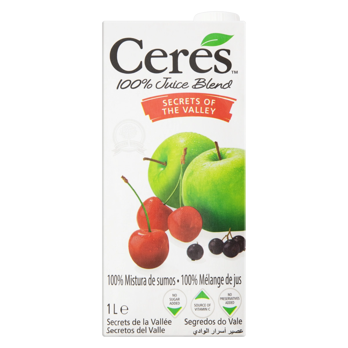 Suco Misto Maçã, Cereja E Groselha Ceres Caixa 1l