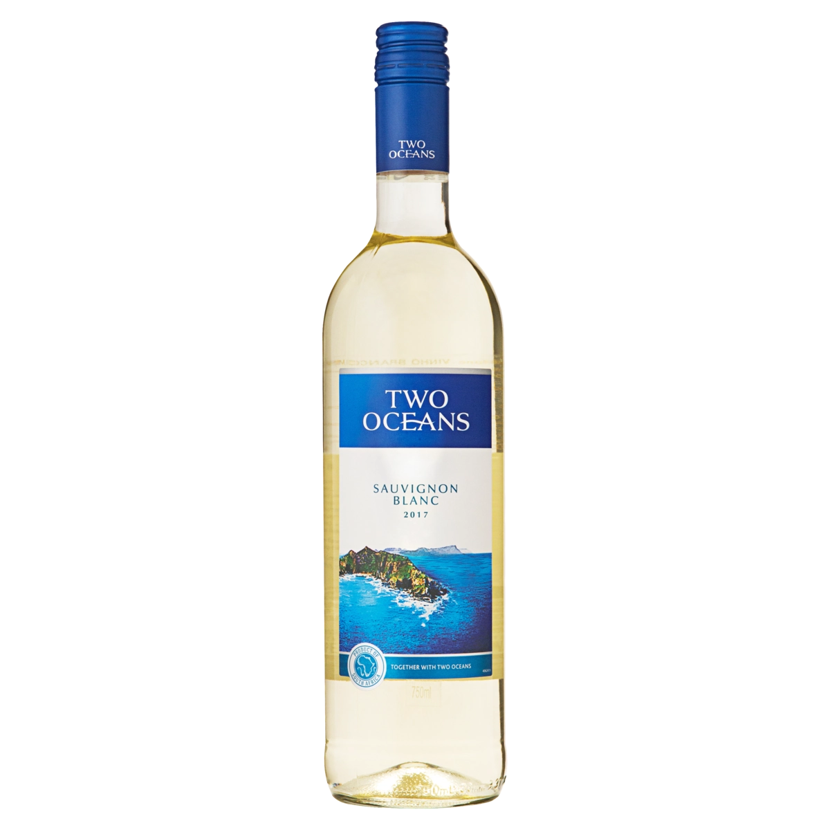 Vinho Sul Africano Branco Two Oceans Sauvignon Blanc Western Cape Garrafa 750ml