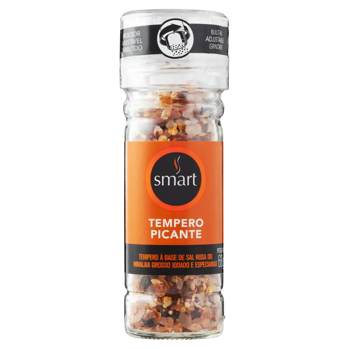 Tempero Granulado Picante Smart Vidro 66g