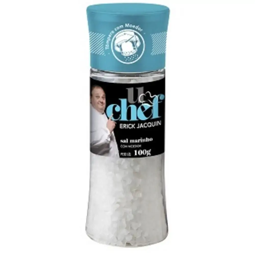 Sal Grosso Uchef 100g C/moedor