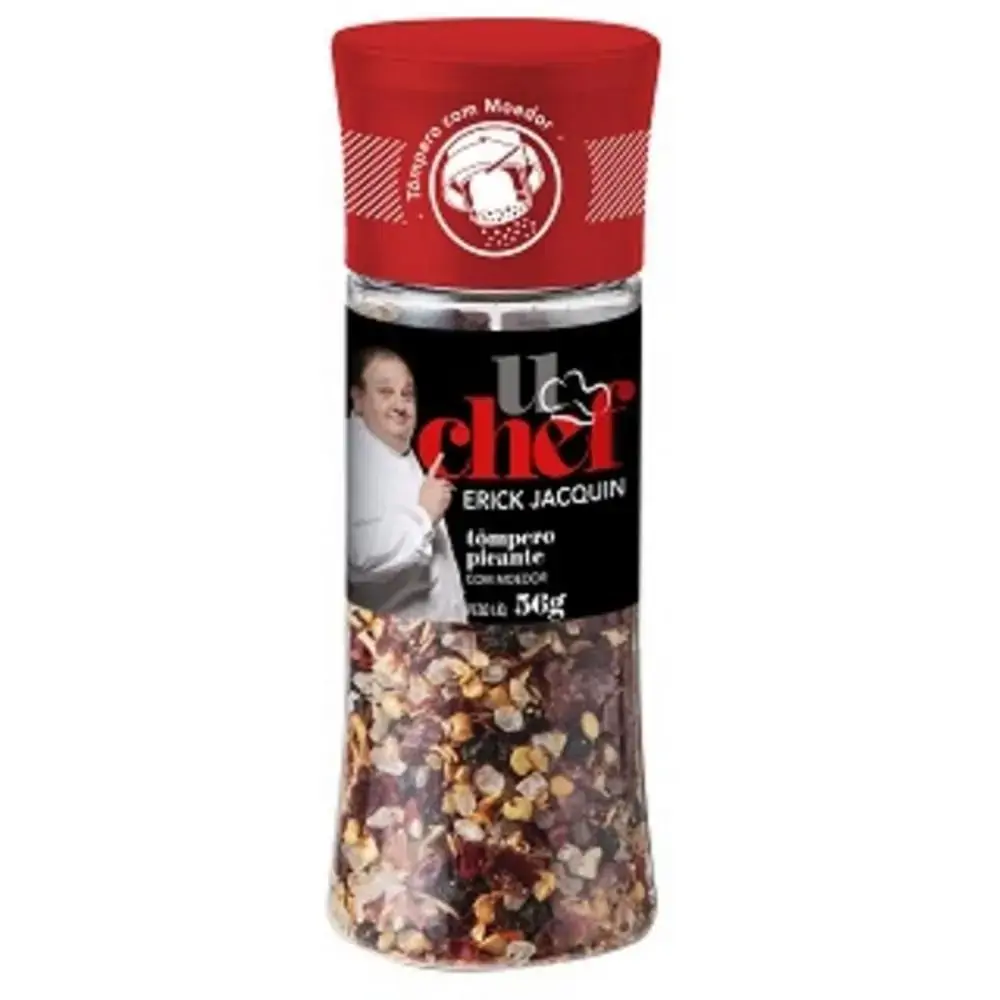 Tempero Uchef 56g Picante C/moedor