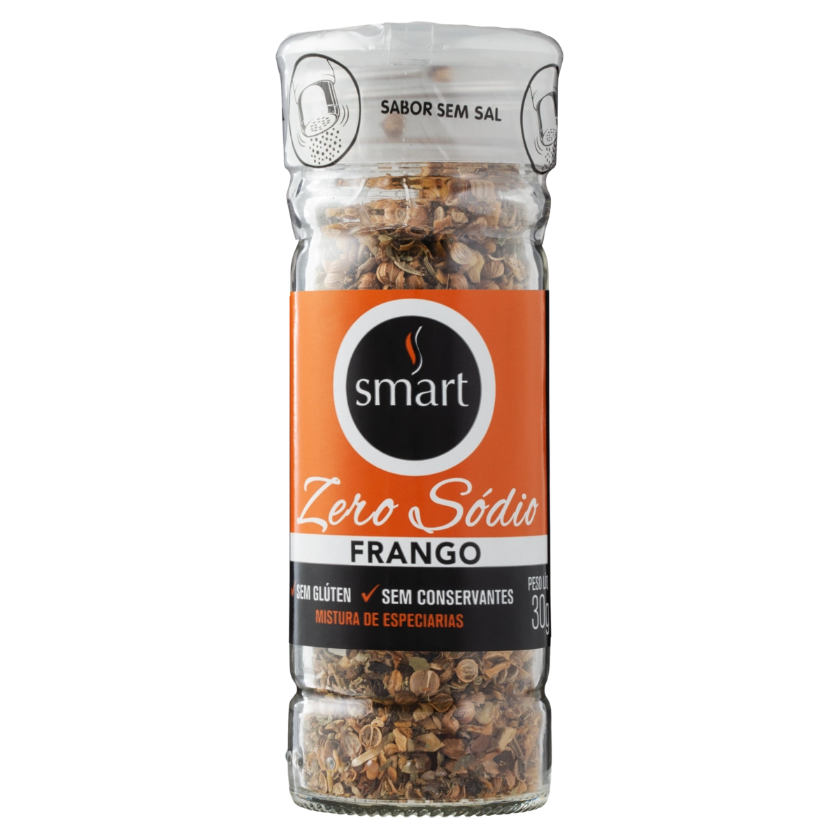 Tempero Para Frango Zero Sódio Smart Vidro 30g