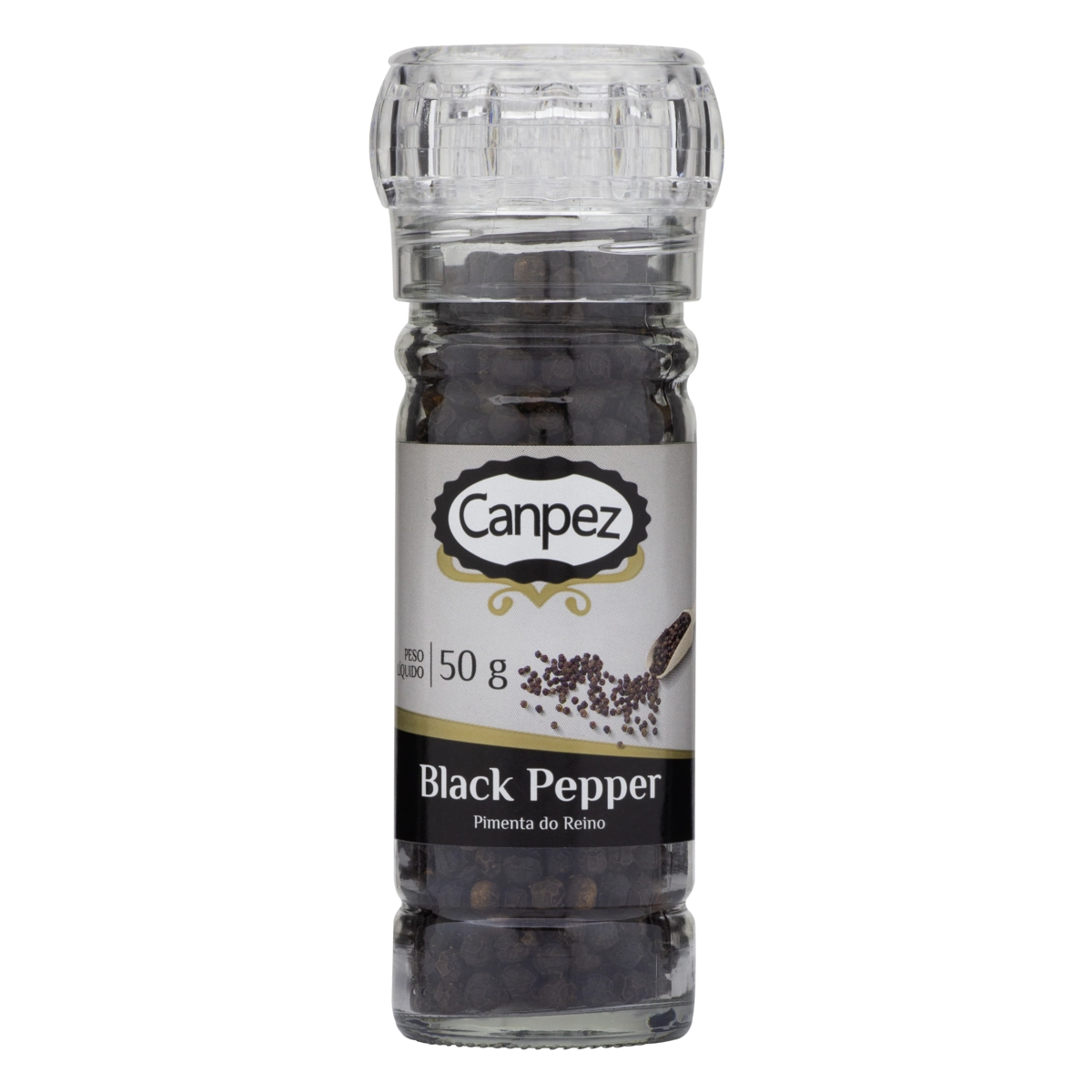Pimenta Do Reino Em Grãos Canpez Frasco 50g