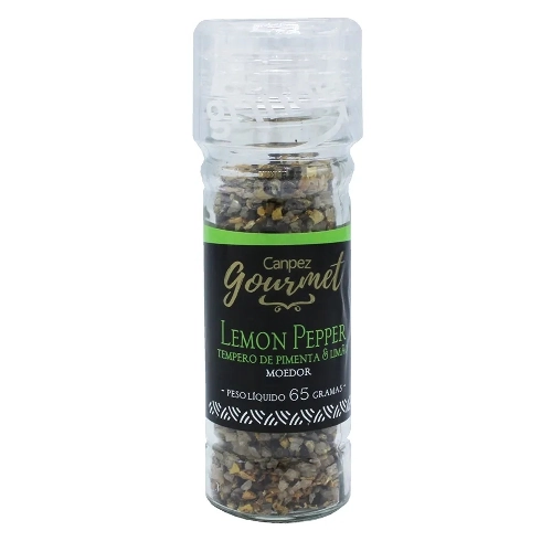 Tempero Granulado Pimenta E Limão Canpez Frasco 65g