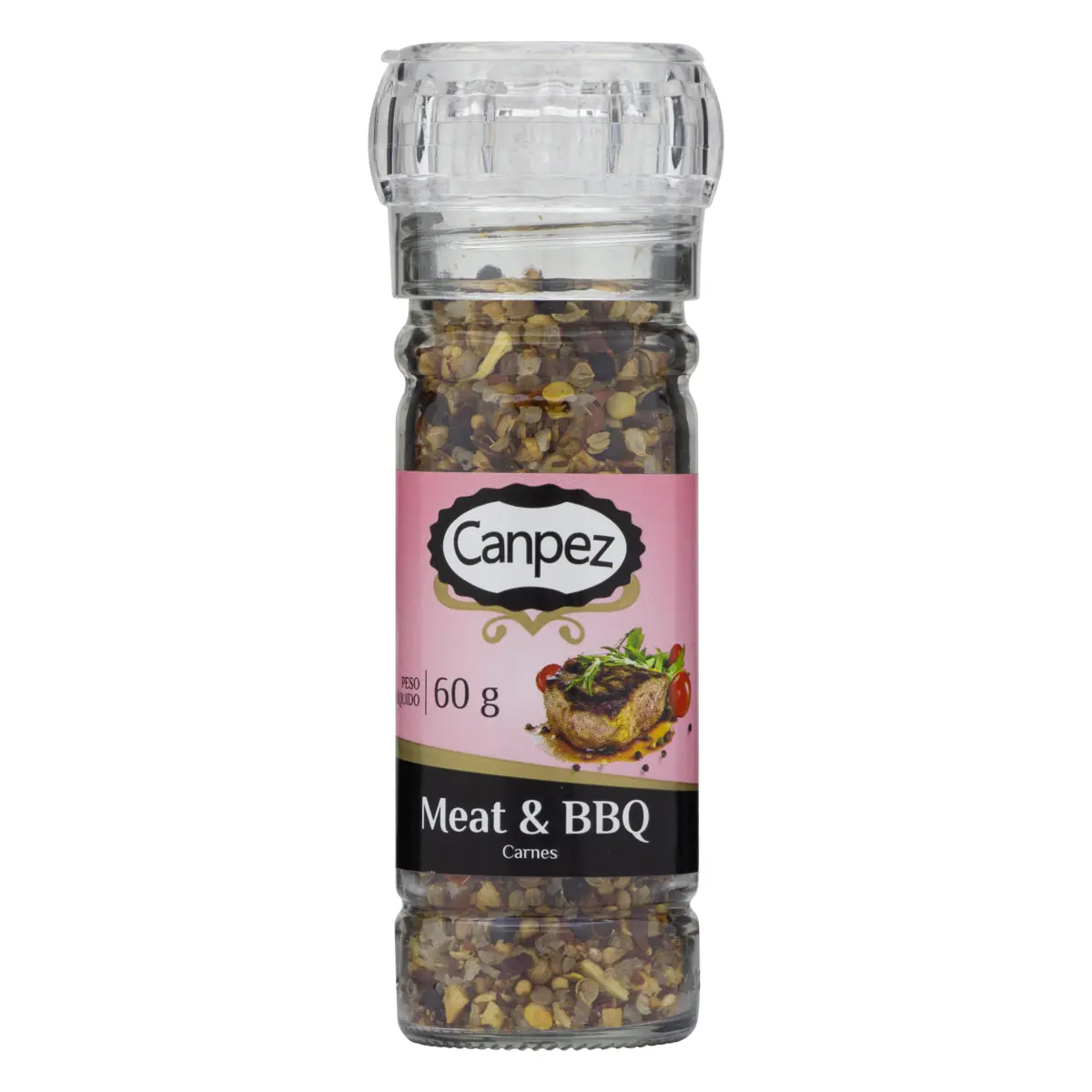 Tempero Granulado Para Carne Canpez Frasco 60g