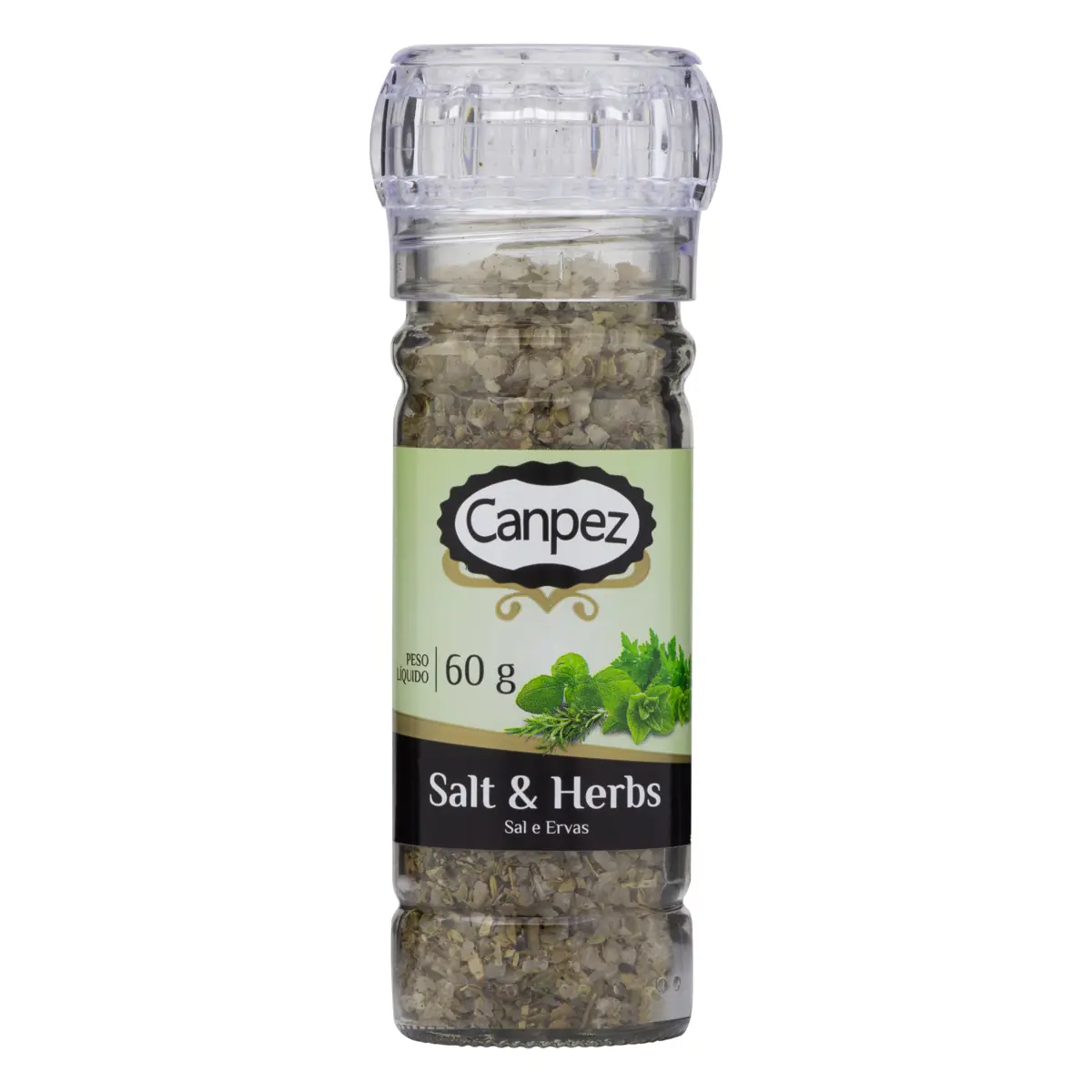 Tempero Granulado Sal E Ervas Canpez Frasco 60g