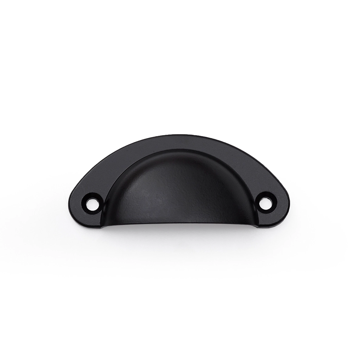 Puxadores Moveis Puxador Concha Puxadores Antigos Kit 6 Pçs - Preto