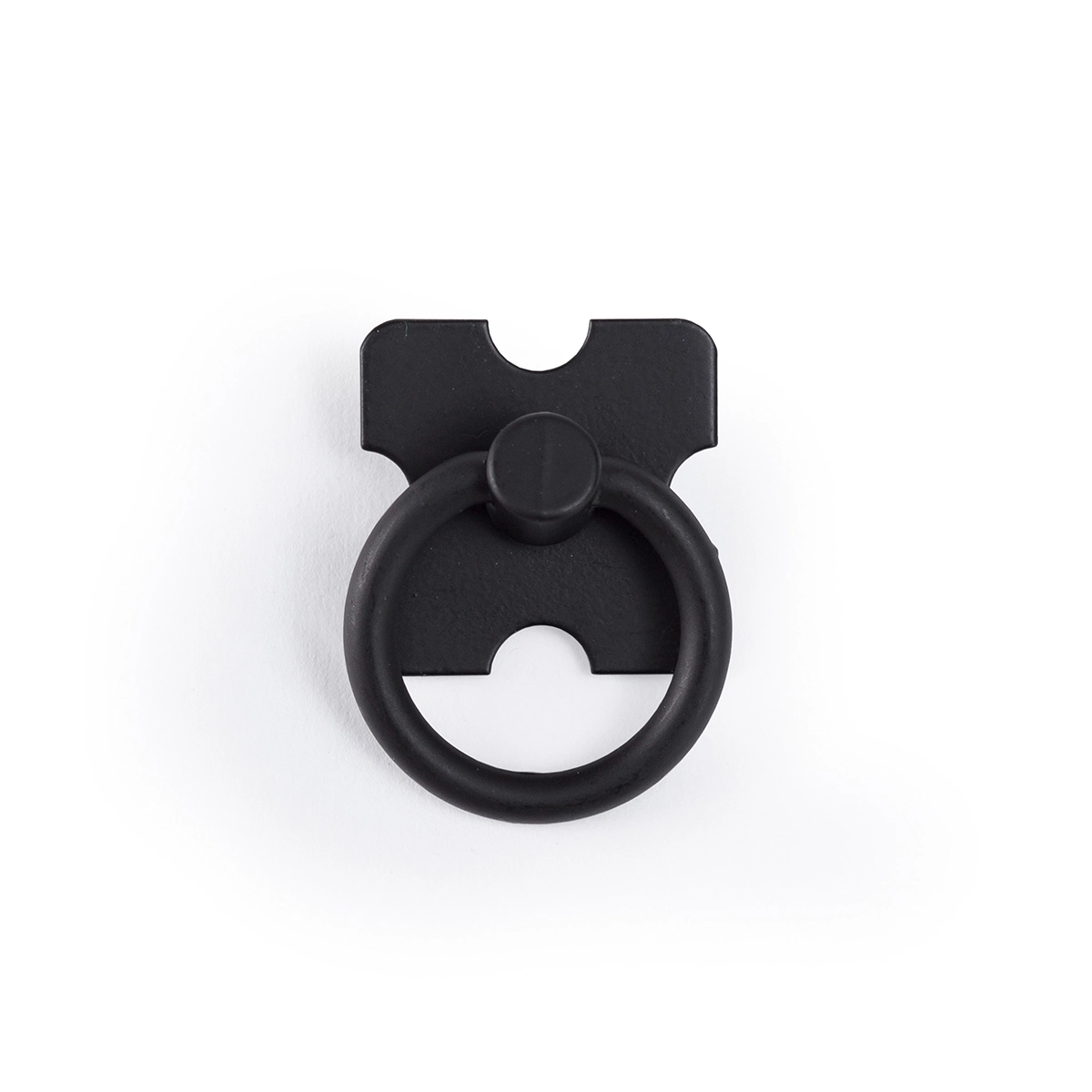 Puxador Rustico Para Moveis Argola Moveis Puxador Argola - Preto Fosco