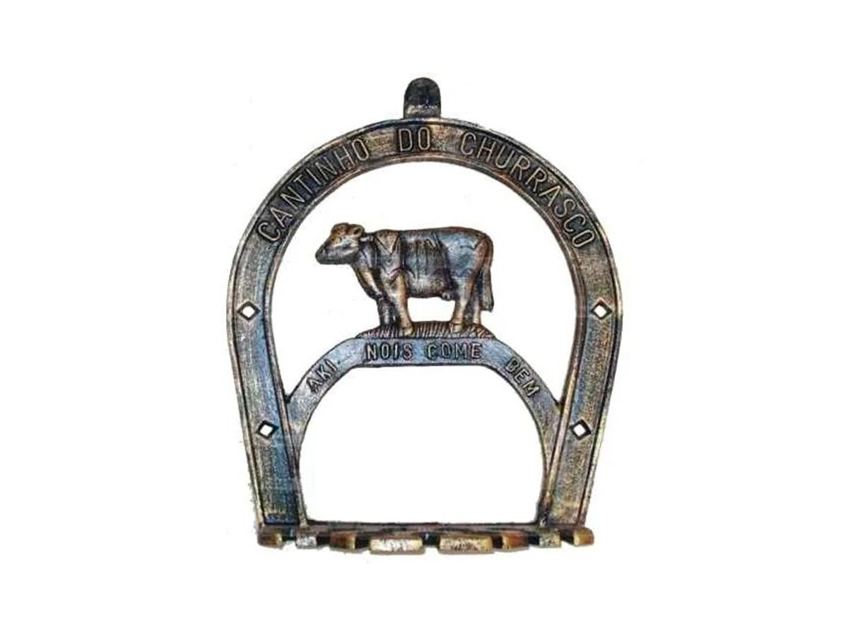 Porta Espeto Cantinho Do Churrasco Modelo Vaquinha