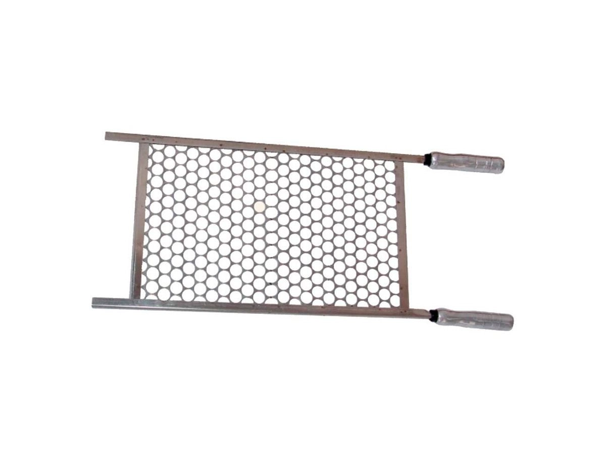 Grelha Em Aço Inox Cabo Em Alumínio Tamanho 80x48cm
