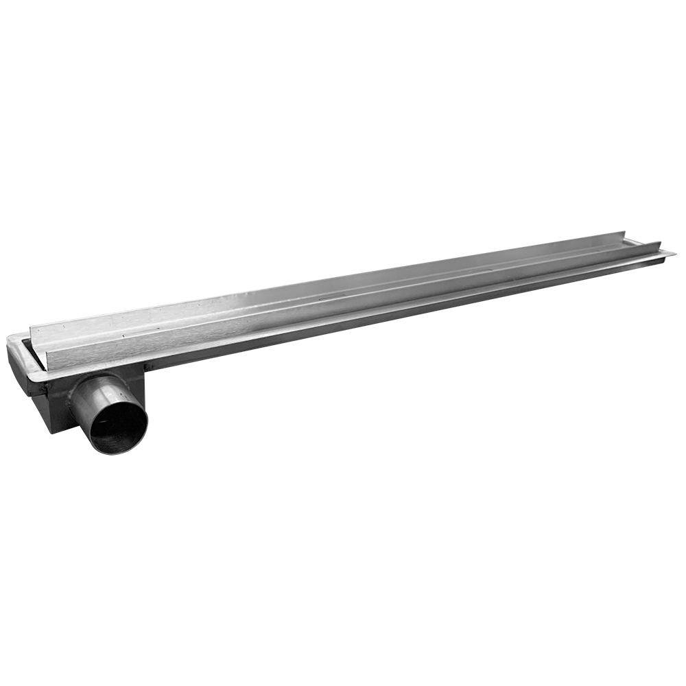 Ralo Linear 70 Cm Com Saida Lateral Horizontal Esquerda