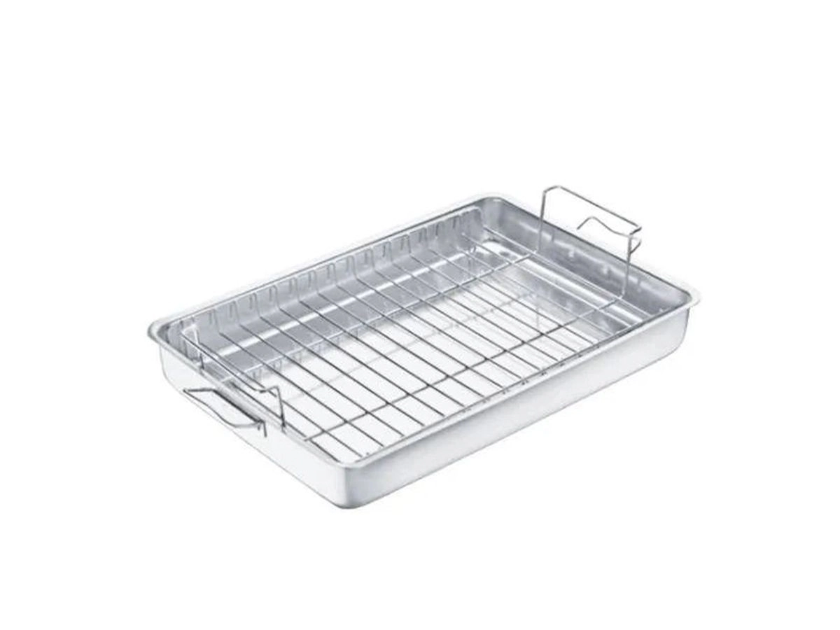 Tabuleiro Com Grelha Continental 44x30x6 6cm