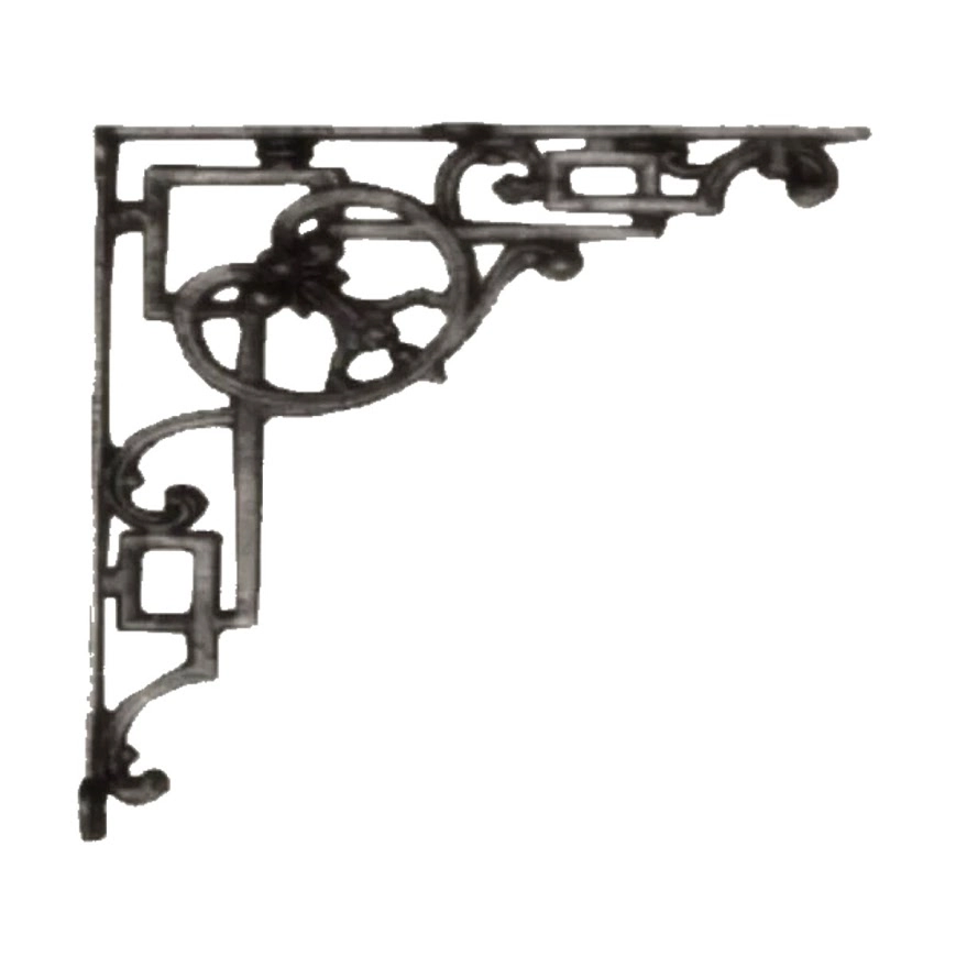 Cantoneira Mão Francesa Nº08 Ferro Fundido 41 5x49cm