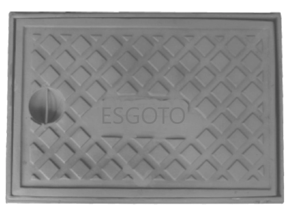 Tampa Tampão Articulado Ferro Passagem Agua Esgoto 40x60cm