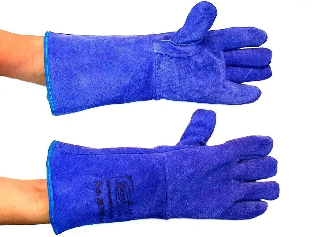 Luva Para Solda E Alta Temperatura Forrada Heat Plus Costurada Kevlar 20cm - Zanel