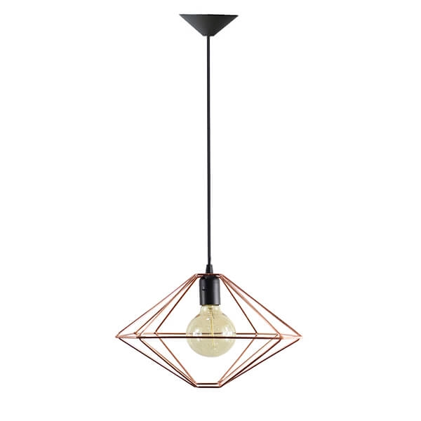 Pendente Aramado Modelo Z - Cobre