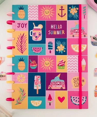 Caderno Disco Flexivel Verao A5 Pcd8309 Buendia