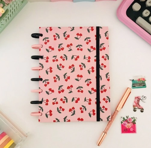 Caderno Disco Cerejinhas Tamanho A5 21x14.8cm Pmm006 Buendia