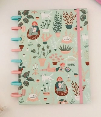 Caderno Disco Home Sweet Office Tamanho A5 21x14.8cm Pcd7209 Buendia