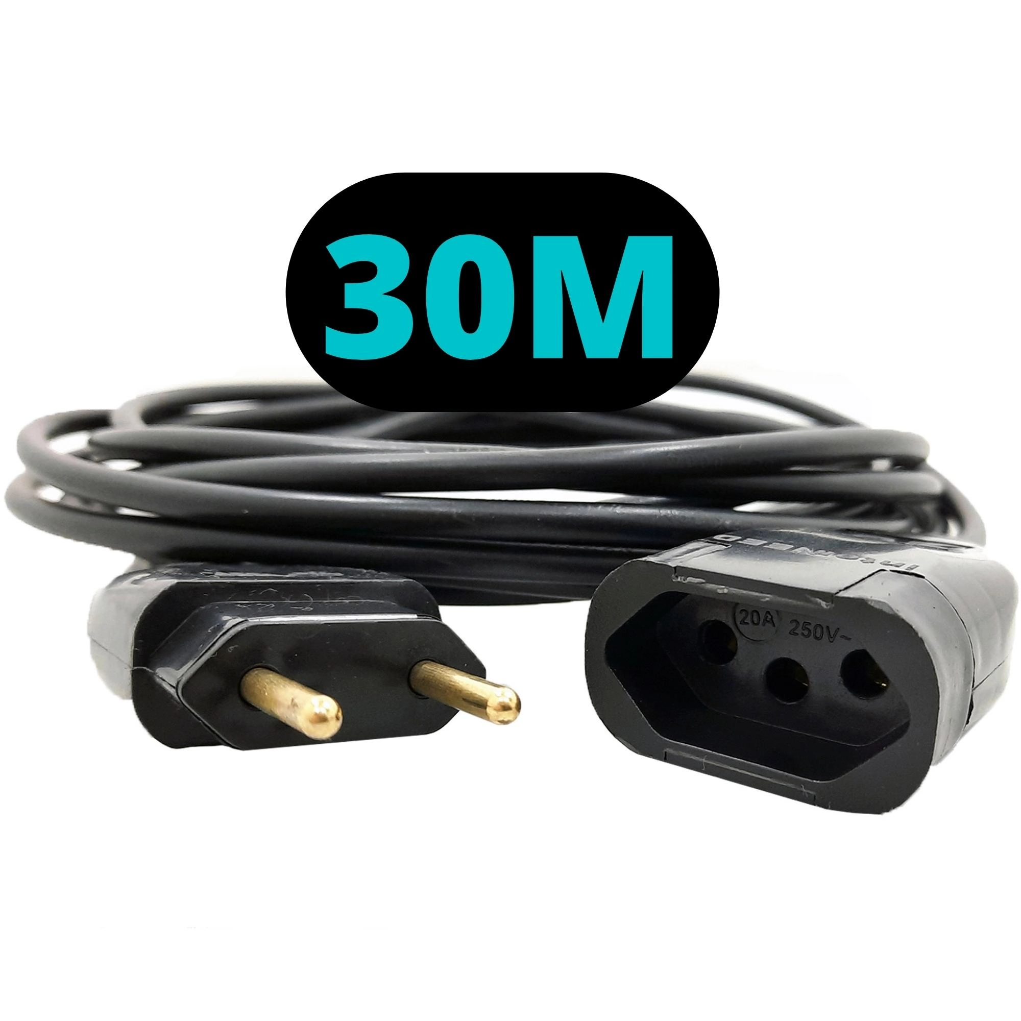 Extensão Singela Bivolt Multiuso Rolo Com 30 Metros