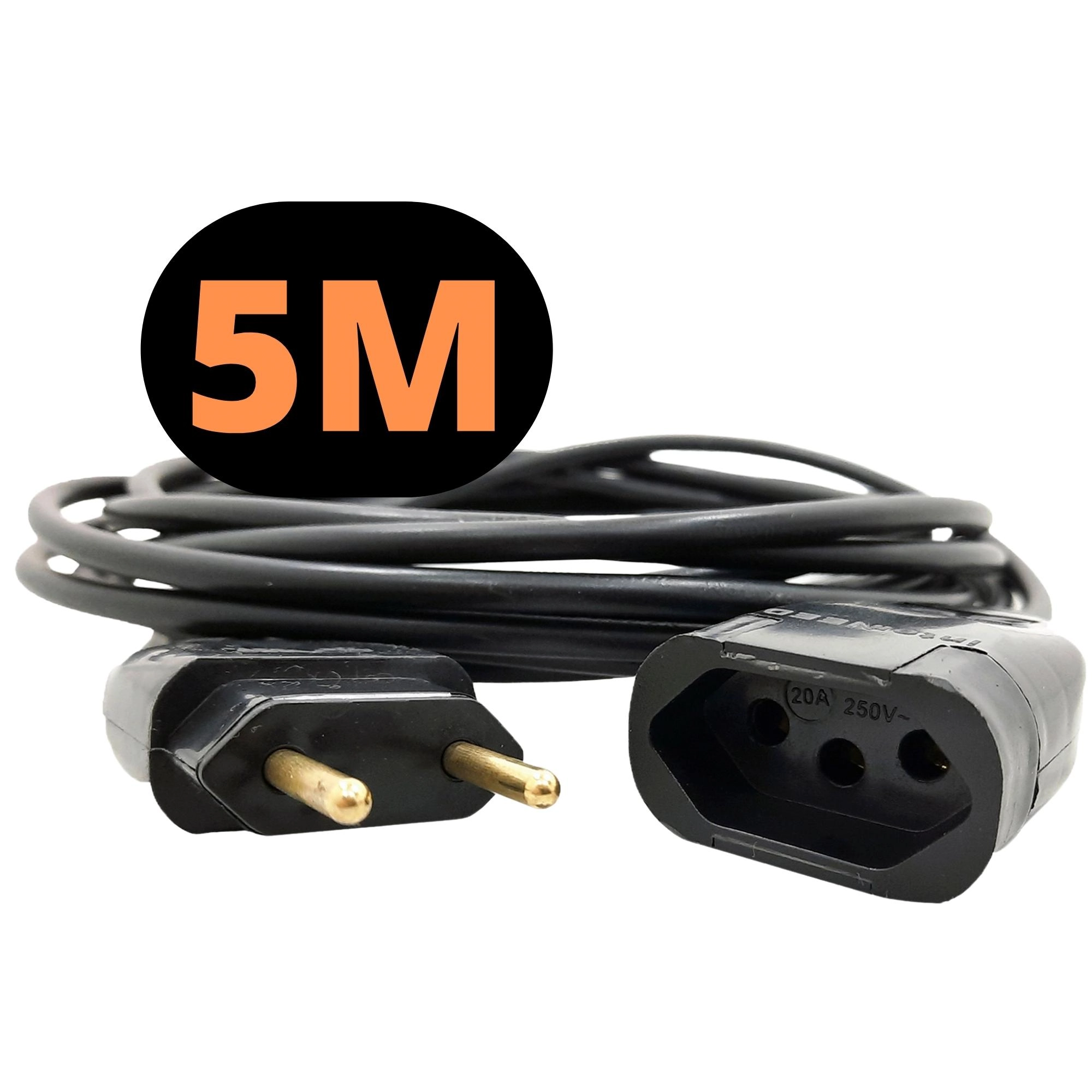 Extensão Singela De Cabo Pp 2x1 Com 5 Metros