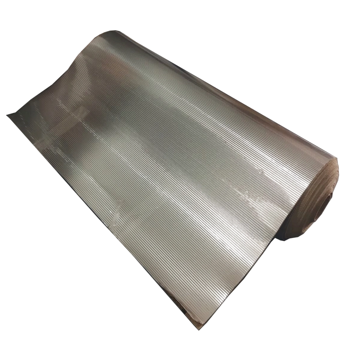 Aluminio Corrugado Esp. 0,40 C/b 3/16 - 0,91 X 25m
