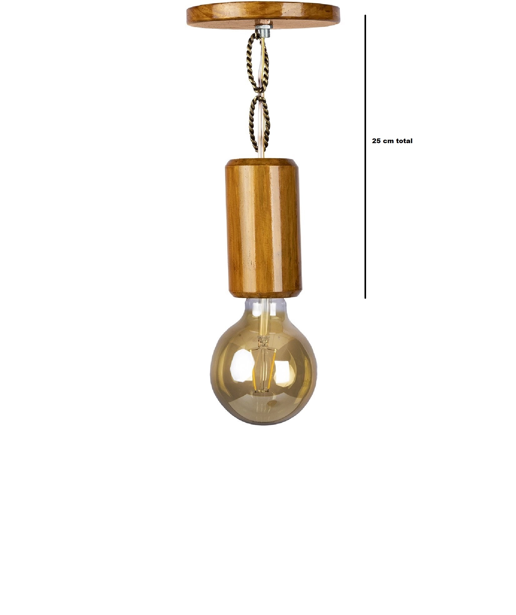 Pendente Iluminação Com 25 Cm Comprimento