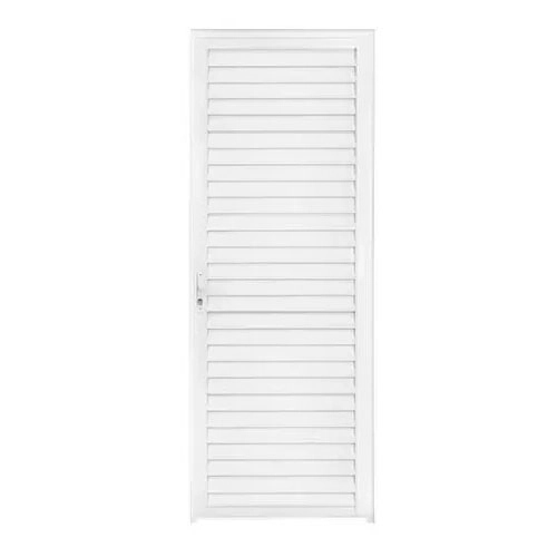 Porta Palheta Aluminio Branco 2.10x0.80 Lado Direito