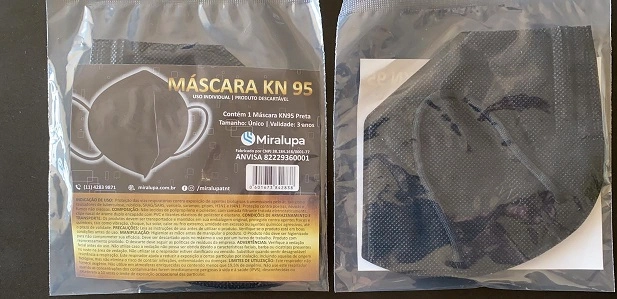 Mascara Kn95 Preta C/1