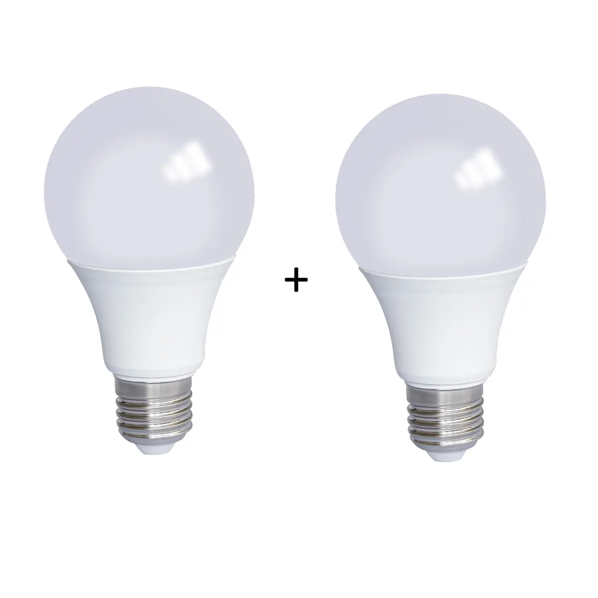 Kit 2 Lâmpadas Led Bulbo 9w 6000k (branco Frio)