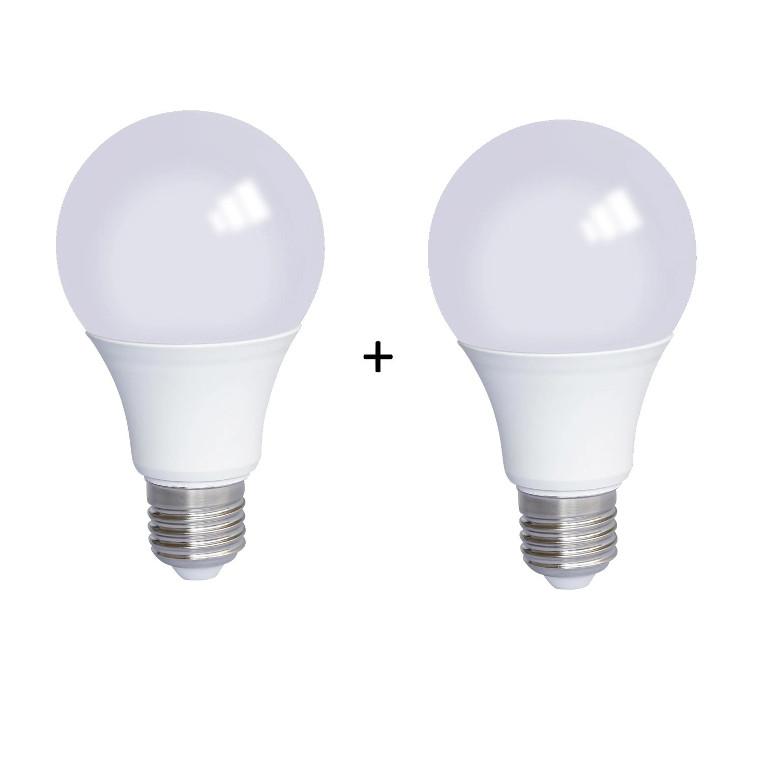 Kit 2 Lâmpadas Led Bulbo 9w 3000k (branco Quente)