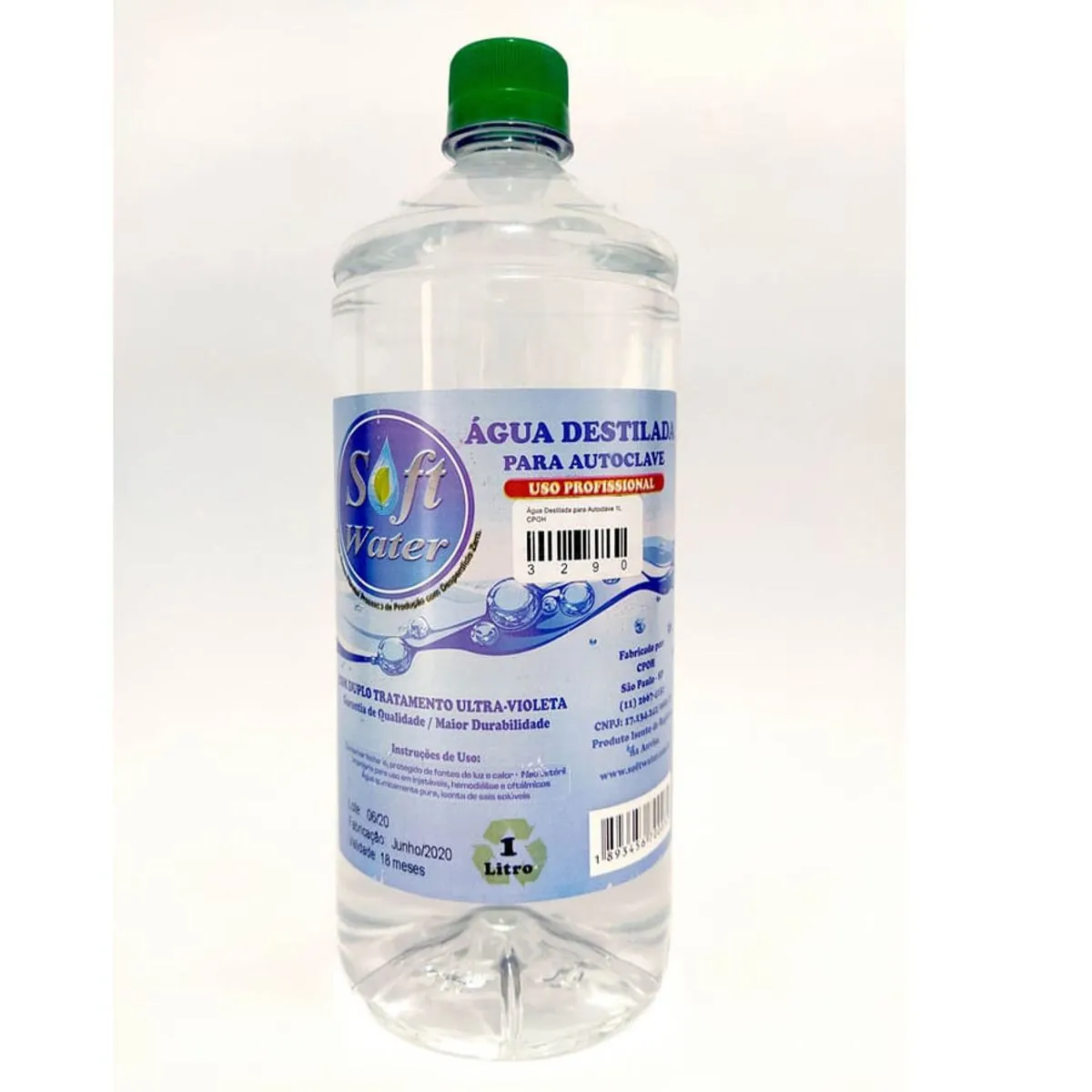 Agua Destilada P/Autoclave 1L Cpoh Agua Destilada P/Autoclave 1L