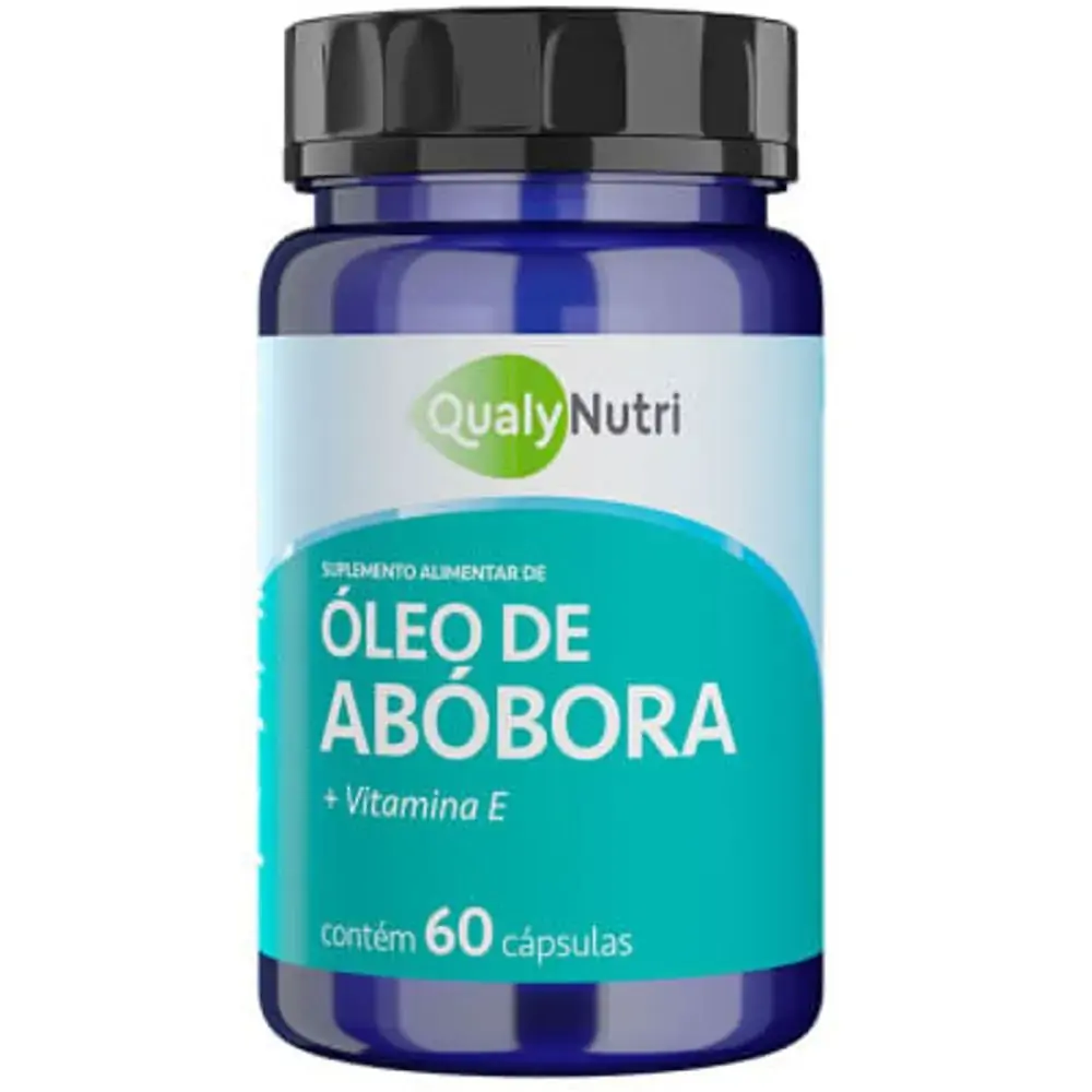 Óleo de Abóbora +Vitamina E Qualy Nutri c/60 Cápsulas
