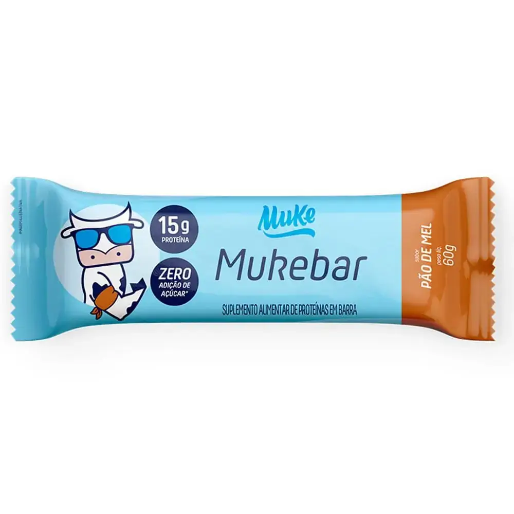 Barrinha Muke Sabor Pão de Mel 60g +Mu