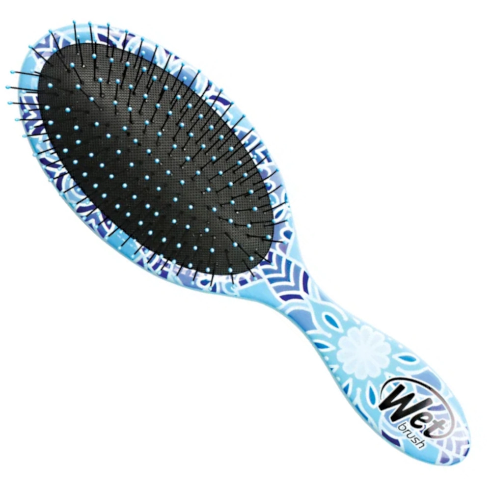 Wet Brush Escova Cabelo Azul Boho Chic